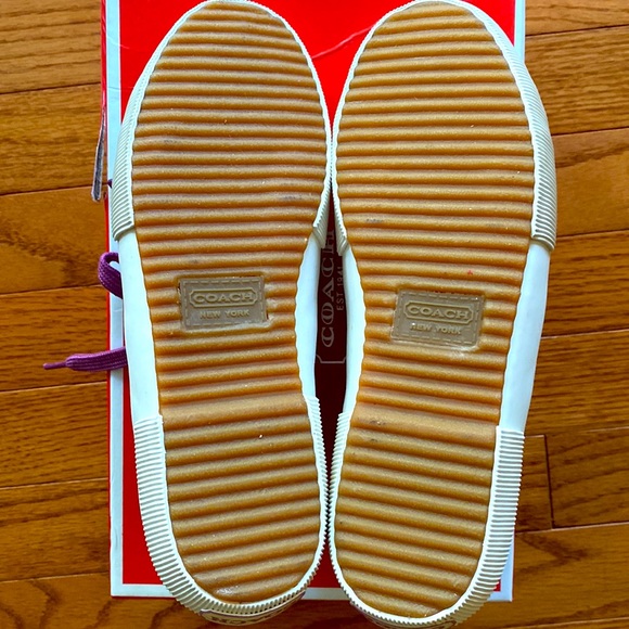 Coach signature low top iris color sneakers - Picture 5 of 5